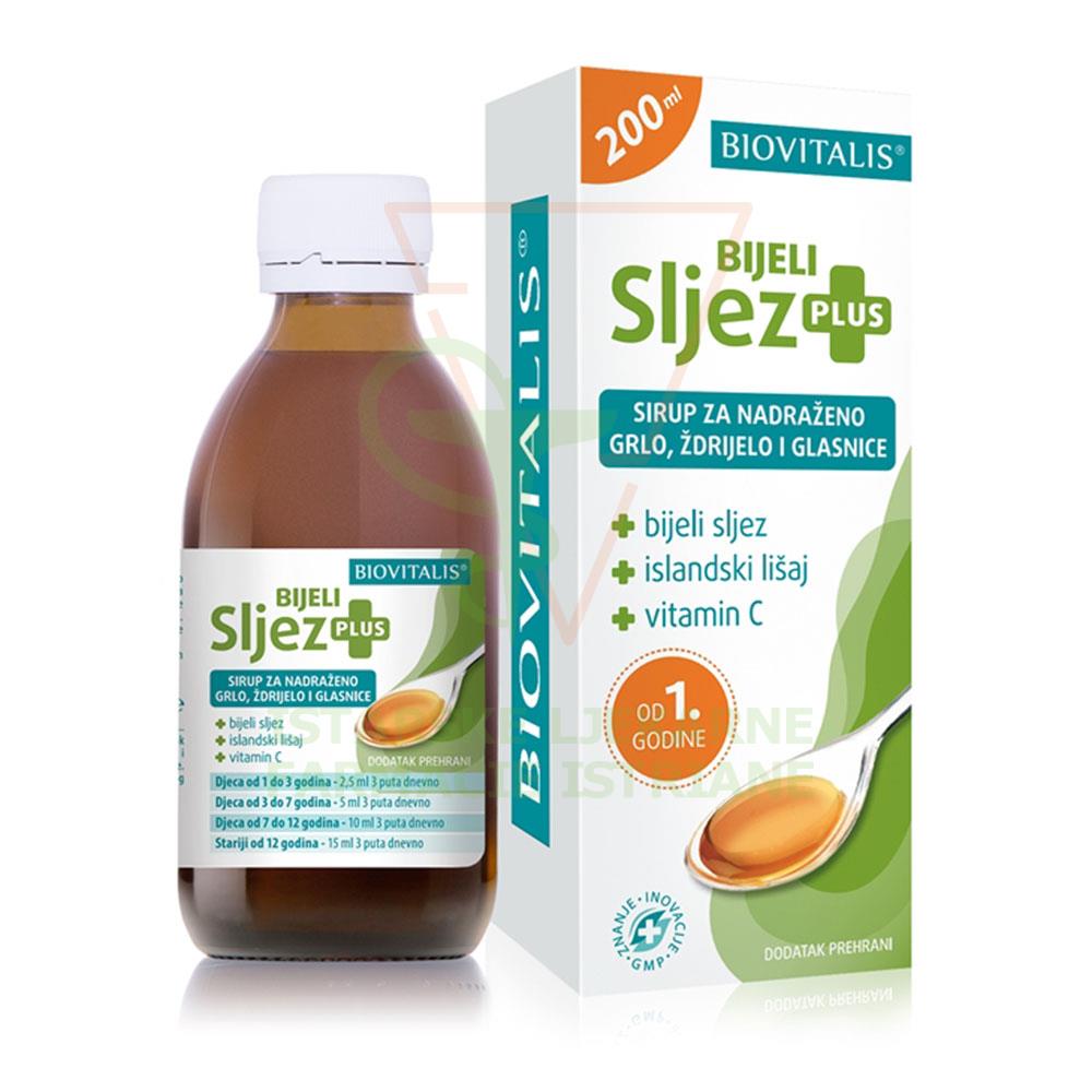 BIOVITALIS - Bijeli Sljez PLUS sirup